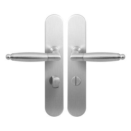 GPF4145.20 Ika deurkruk op langschild WC63/8 normale knop