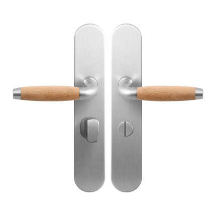 GPF4240.20 Ika deurkruk op langschild WC57/5 grote knop