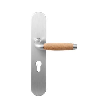 GPF4240.20R Ika deurkruk op langschild PC55 rechtswijzend