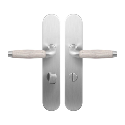 GPF4242.20 Ika deurkruk op langschild WC63/8 normale knop
