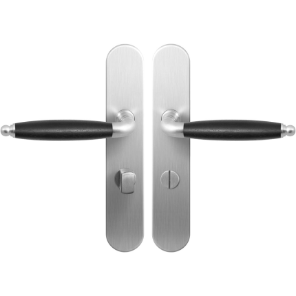 GPF4331.20 Ika XL deurkruk op langschild WC63/8 normale knop