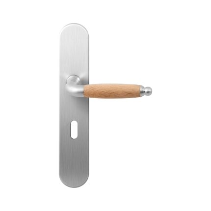 GPF4340.20R Ika deurkruk op langschild BB56 rechtswijzend