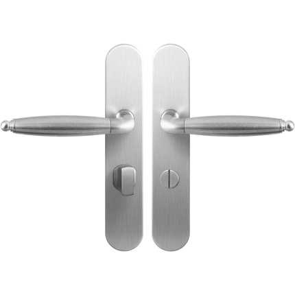 GPF4346.20 Ika XL deurkruk op langschild WC63/8 grote knop