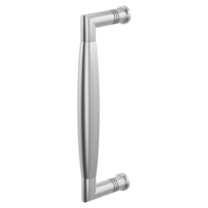 GPF4945.09C deurgreep Ika haaks 207x63/191mm RVS geborsteld