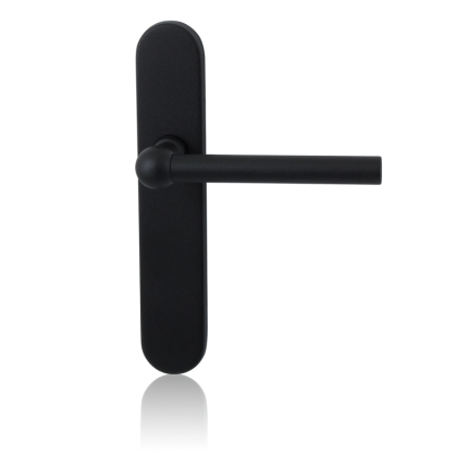 GPF8245.20 Hipi deurkruk op langschild zwart blind