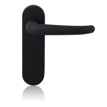 GPF8250.10 Tino deurkruk op kortschild zwart BB56