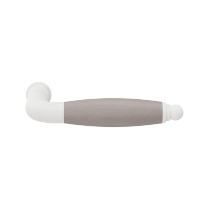 GPF8282 Ika deurkruk wit/eiken whitewash