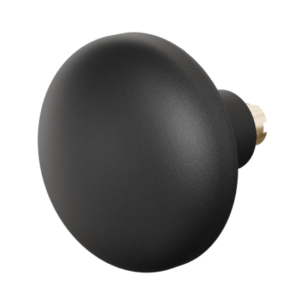 GPF8849.61 Paddenstoel knop veiligheidsschilden vast 65mm zwart