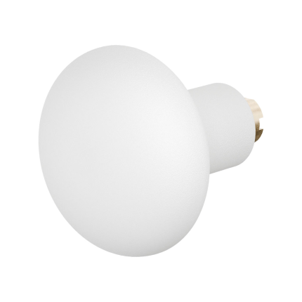 GPF8851.62 Paddenstoel knop veiligheidsschilden vast 52mm wit