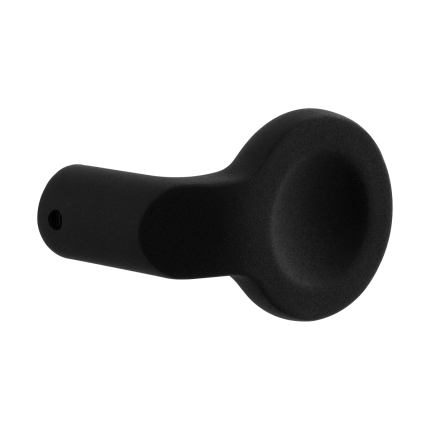 GPF8857.61 designknop verkopt 88/ 55x24mm t.b.v. veiligheidsschilden vast Zwart