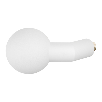 GPF8859.62 verkropte knop 55x16mm tbv VH-schilden vast Wit 