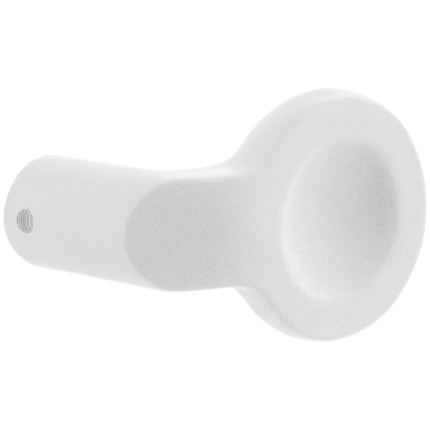 GPF8875.62 Witte designknop verkropt