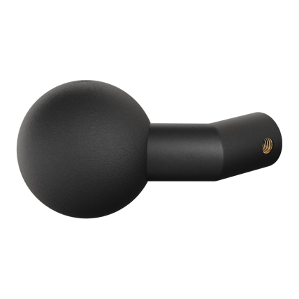 GPF8953.61 Zwart verkropte kogelknop 55mm
