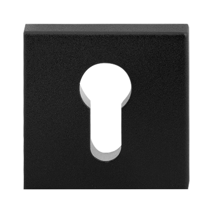 GPF9386.61.O199 vierkante veiligheidsbuitenrozet zwart