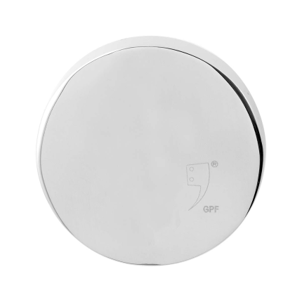 GPF9393.49 veiligheidsbuitenrozet rond 54 mm SKG*** RVS gepolijst blind