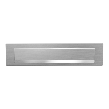 GPF9830.09 briefplaat RVS