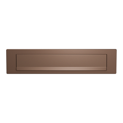 GPF9830.A2 briefplaat Bronze blend 340x77 mm
