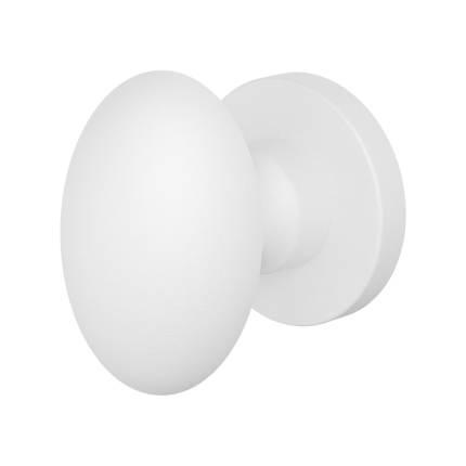 GPF9851.62-00 Wit ei-knop S5 62mm met wisselstift op ronde rozet