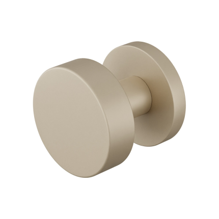 GPF9852.A4-00 Champagne Blend vlakke knop S5 52x16mm met wisselstift op ronde rozet