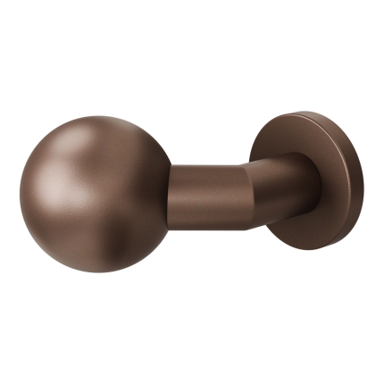 GPF9853.A2-00 Bronze Blend verkropte kogelknop S5 55mm op ronde rozet