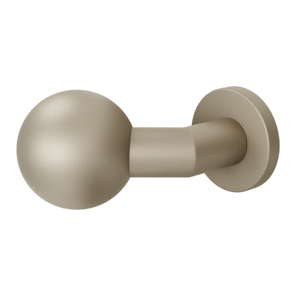 GPF9853.A4-00 Champagne Blend verkropte kogelknop S5 55mm op ronde rozet