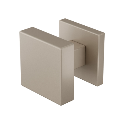 GPF9856.A3-02 Mocca Blend vierkante knop S5 53x53x16mm incl. wisselstift op vierkante rozet