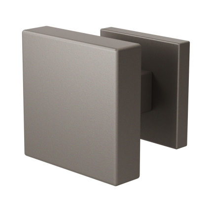 GPF9950.A3-02R Mocca blend vierkante knop S1 60x60x16mm draaibaar met vierkant rozet rechts
