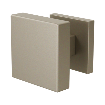 GPF9950.A4-02 Champagne blend vierkante knop S2 60x16mm incl. knopvastzetter met vierkant rozet