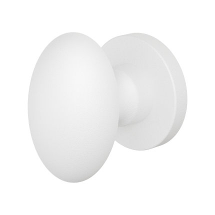 GPF9951.62-00 Wit ei-knop S1 62mm draaibaar met ronde rozet