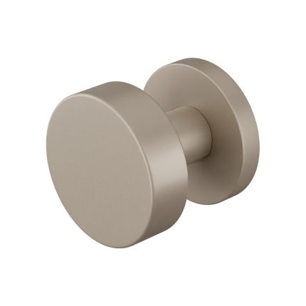 GPF9952.A3-00 Mocca blend vlakke knop S2 52x16mm met knopvastzetter met ronde rozet
