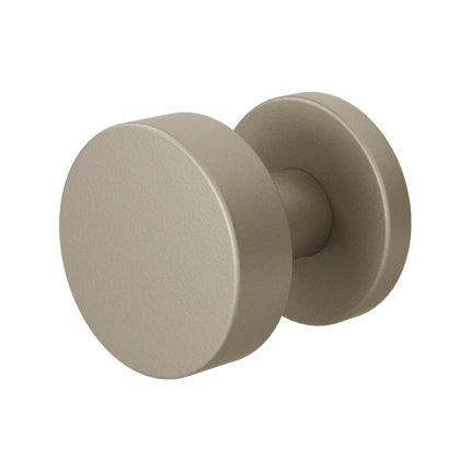 GPF9952.A4-00 Champagne blend vlakke knop S1 52x16mm draaibaar met ronde rozet