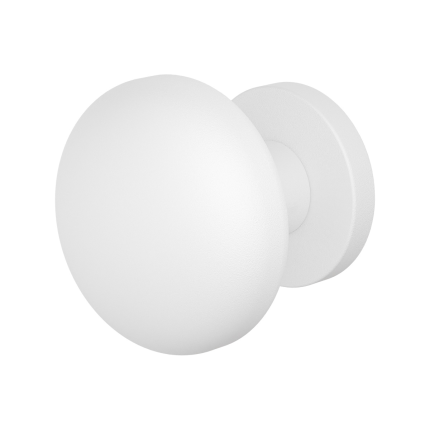 GPF9957.62-00 Wit paddenstoel knop S2 65mm incl. knopvastzetter met rond rozet