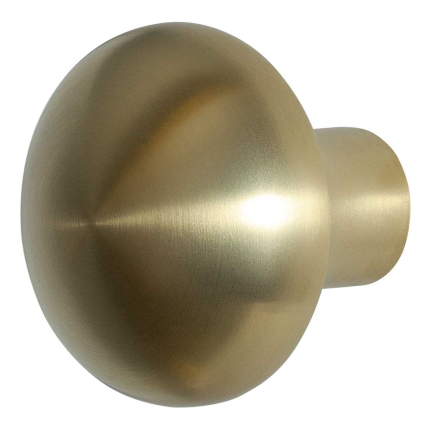 GPF9959.P4 Paddenstoel knop PVD messing satin 52mm