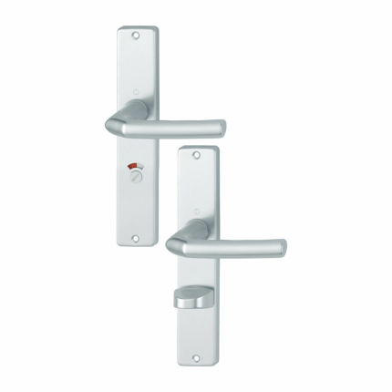 Hoppe binnenschild deurkruk Birmingham- WC63 naturel