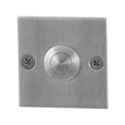 Huisbel GPF9827.08 vierkant 50x50x2 mm RVS geborsteld