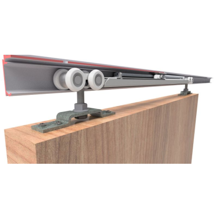 Husky Dual softclose schuifdeursysteem-set met aluminium rail