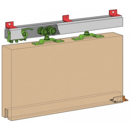 Husky H100E staal schuifdeursysteem