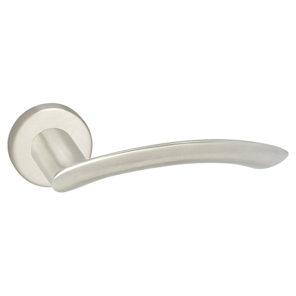 Impresso Watton deurkruk op rozet 53x9mm RVS geborsteld