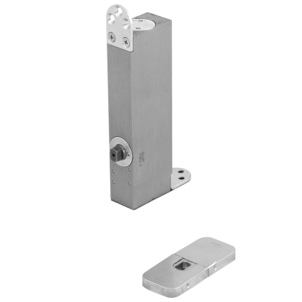 Inbouwspeun onder Sevax B-Twist met stop 90° RVS geborsteld