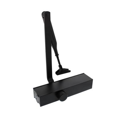Intersteel deurdranger met schaararm DR120 zwart