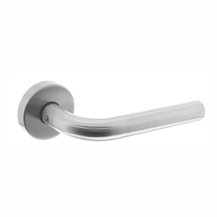 Intersteel deurkruk recht met rozet 51x10 mm RVS