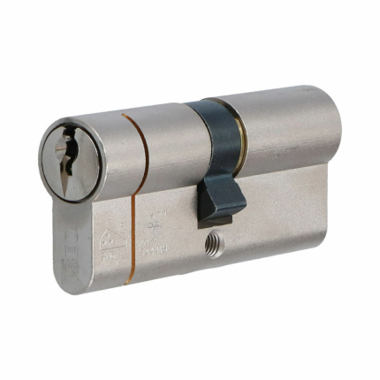 Iseo F6 Extra S veiligheidsprofielcilinder - Messing mat vernikkeld dubbele cilinder 35/35