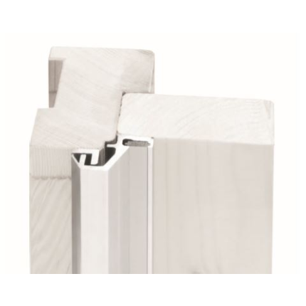 Ivana M3 anti-inbraakstrip buitendraaiend wit terugligging 0-4mm