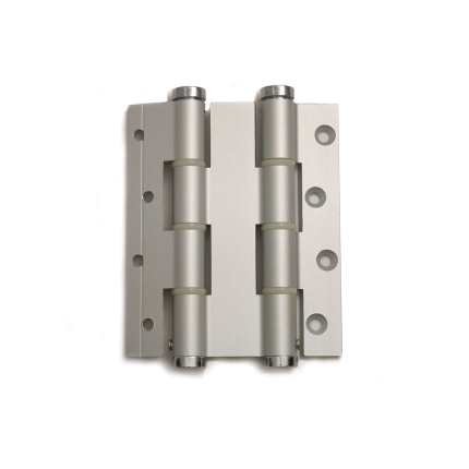 Justor deurveerscharnier dubbelwerkend alu zilvergrijs, 120 mm lang, dd 30mm