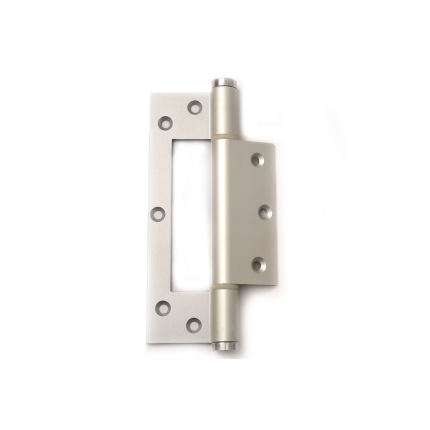 Justor deurveerscharnier enkelwerkend alu grijs, 153 mm lang, smalle hangnaad 2,5mm