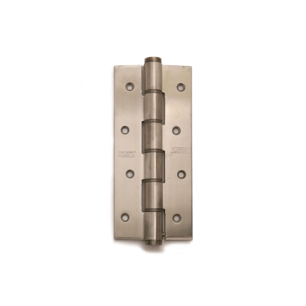 Justor deurveerscharnier enkelwerkend RVS gepolijst, 180 mm lang, dd 30mm