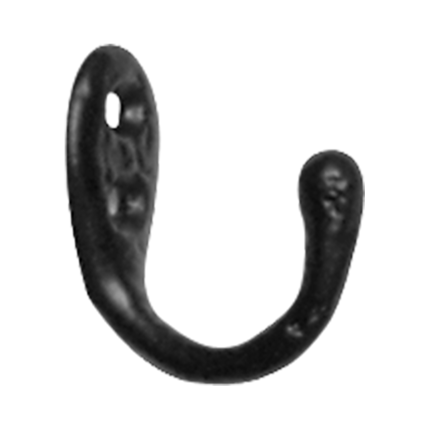 Kapstokhaak zwart, 51 mm