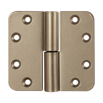 Kogelpaumelle ronde hoek Champagne blend DIN links, 89x96 mm