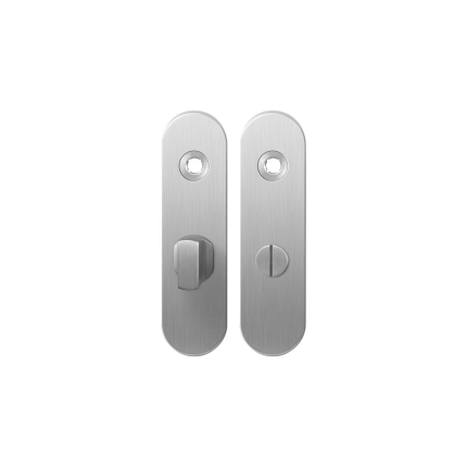 Kortschild GPF1100.10 WC55/8 grote knop RVS geborsteld