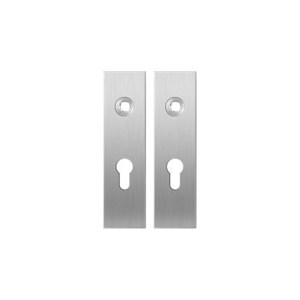 Kortschild GPF1100.15 PC55 RVS geborsteld